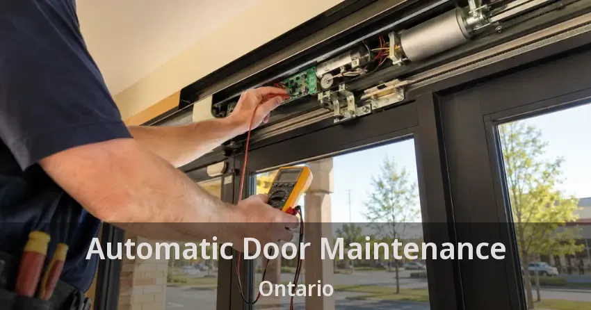Automatic Door Maintenance Ontario
