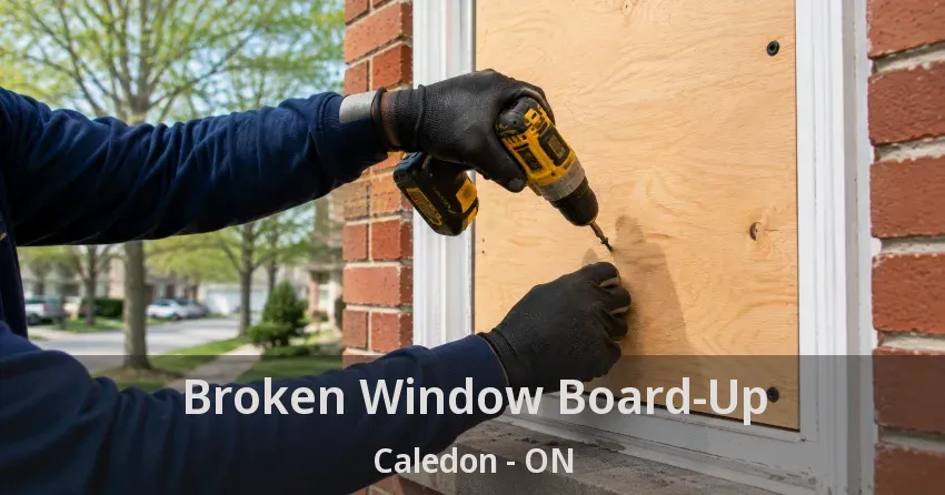 Broken Window Board-Up Caledon - ON