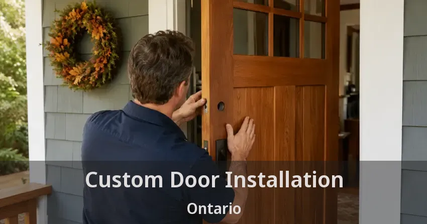 Custom Door Installation Ontario