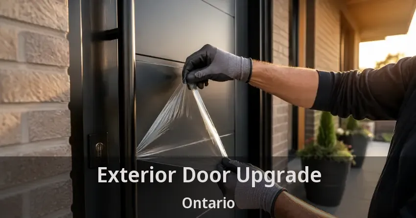 Exterior Door Upgrade Ontario