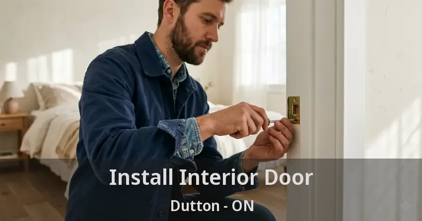 Install Interior Door Dutton - ON