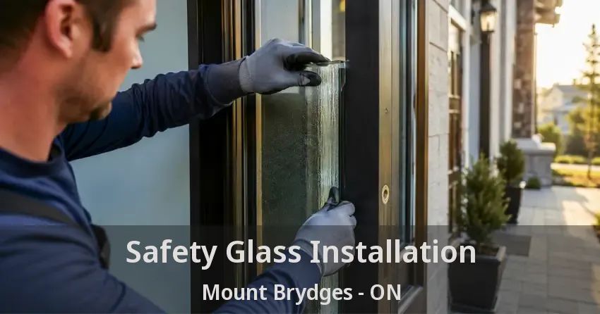 Safety Glass Installation Mount Brydges - ON