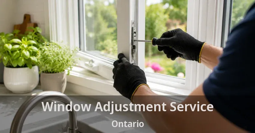 Window Adjustment Service Ontario
