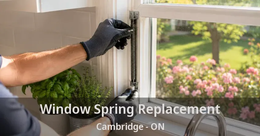 Window Spring Replacement Cambridge - ON