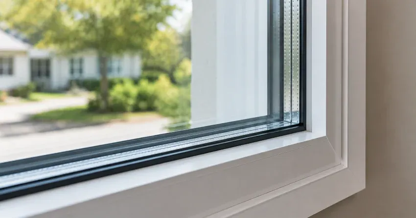 technician replacing window weatherstripping in Ontario home