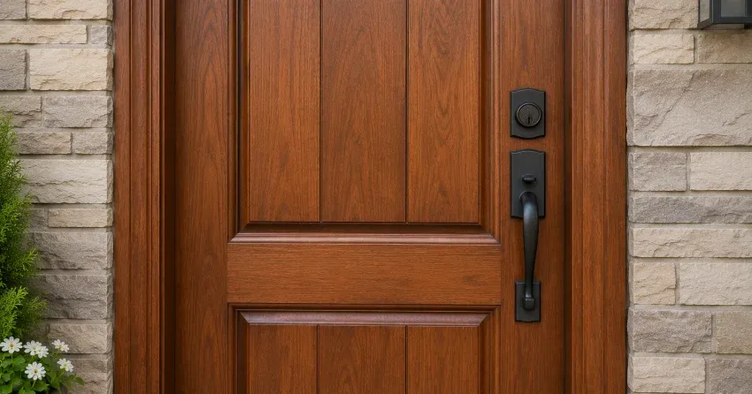 custom door installation technician fitting frame Ontario