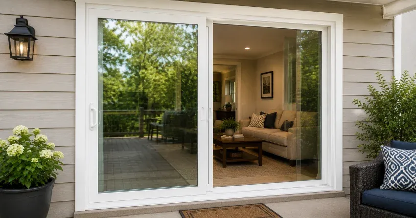 new patio door replacement installed in Thornhill home
