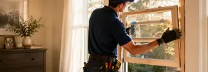 Wood Window Installation Thamesford